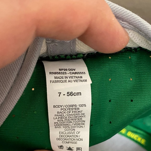 Nike True Dri Fit University of Oregon Ducks Hat fitted size 7 - Picture 9 of 12